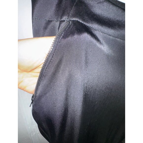 Fornarina Black Ruched Skirt Large Y2k Casual Trendy Athleisure Italy Retro City - Picture 4 of 9